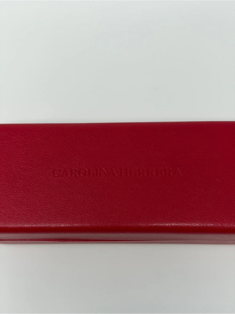 Red Leather Women's Sunglasses Accessory Case
